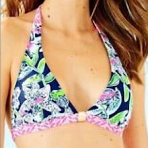 New Lilly Pulitzer Bikini Top size 10